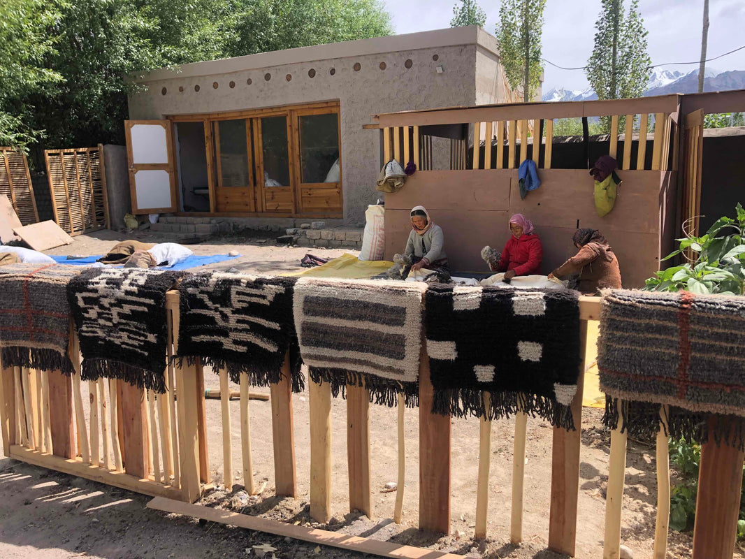 The unique handwoven textiles of the nomads from Kharnak in Changthang,  Ladakh