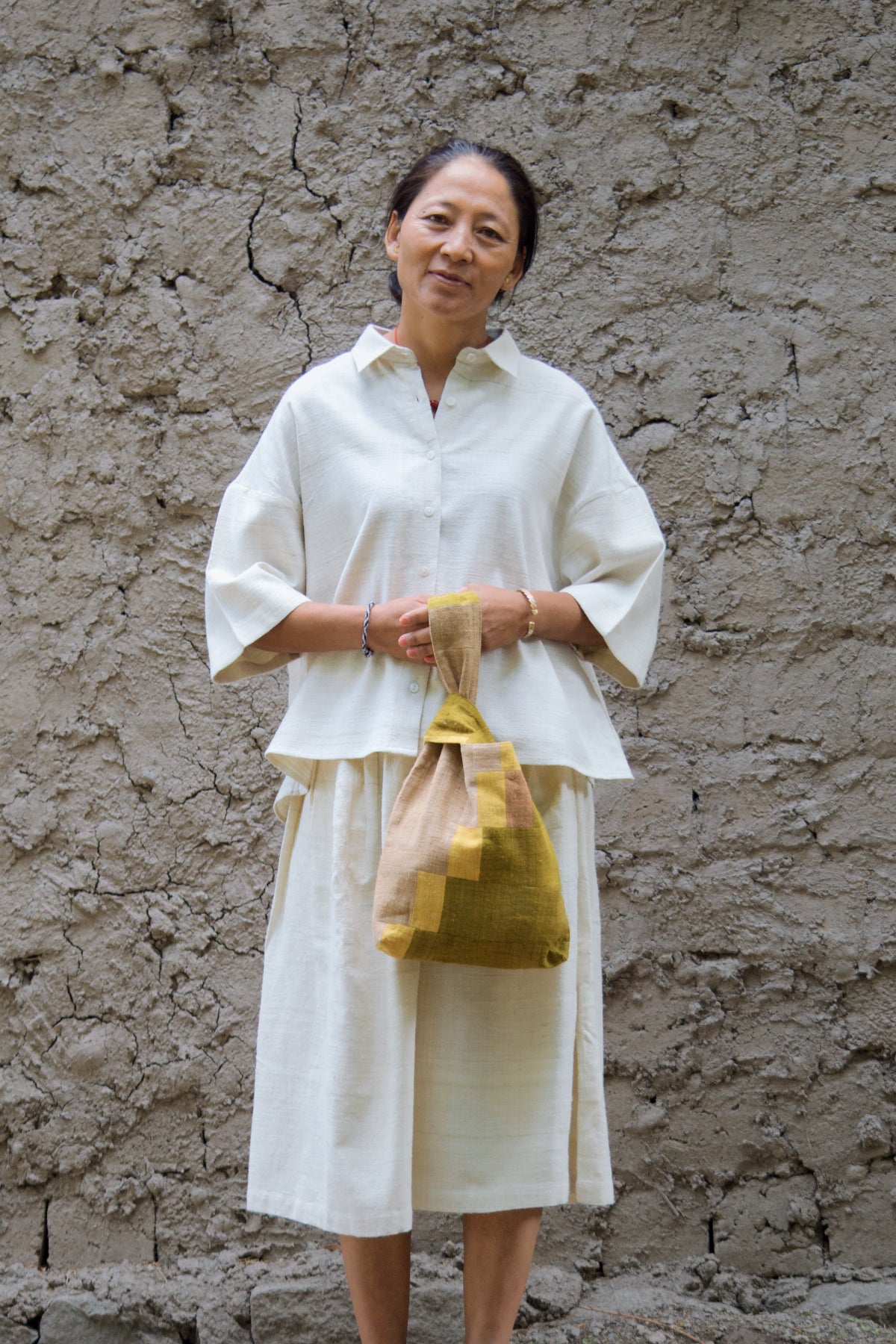 Essential Boxy Shirt Cream
