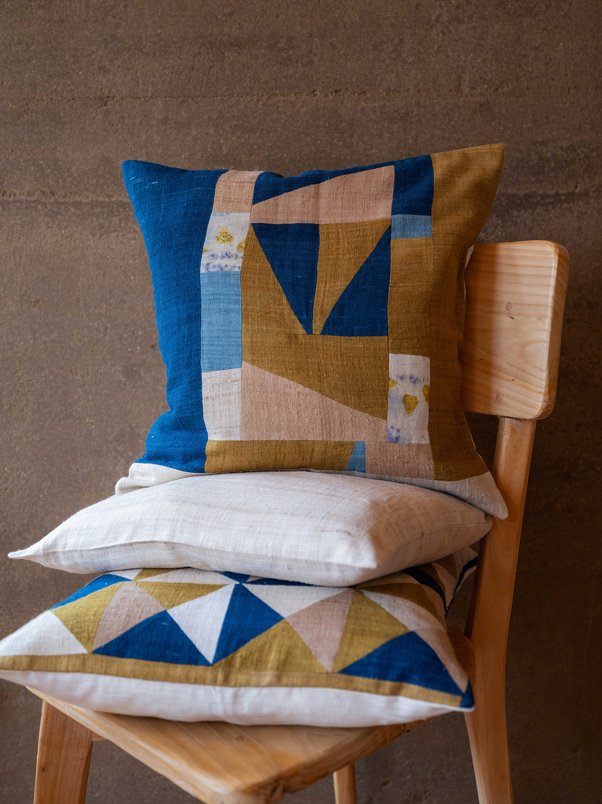 Pillow Case Eri Silk Patchwork #10