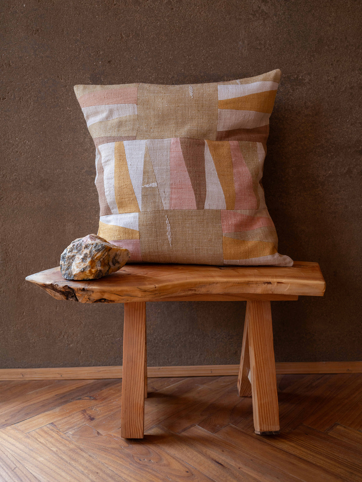 Pillow Case Eri Silk Patchwork #11