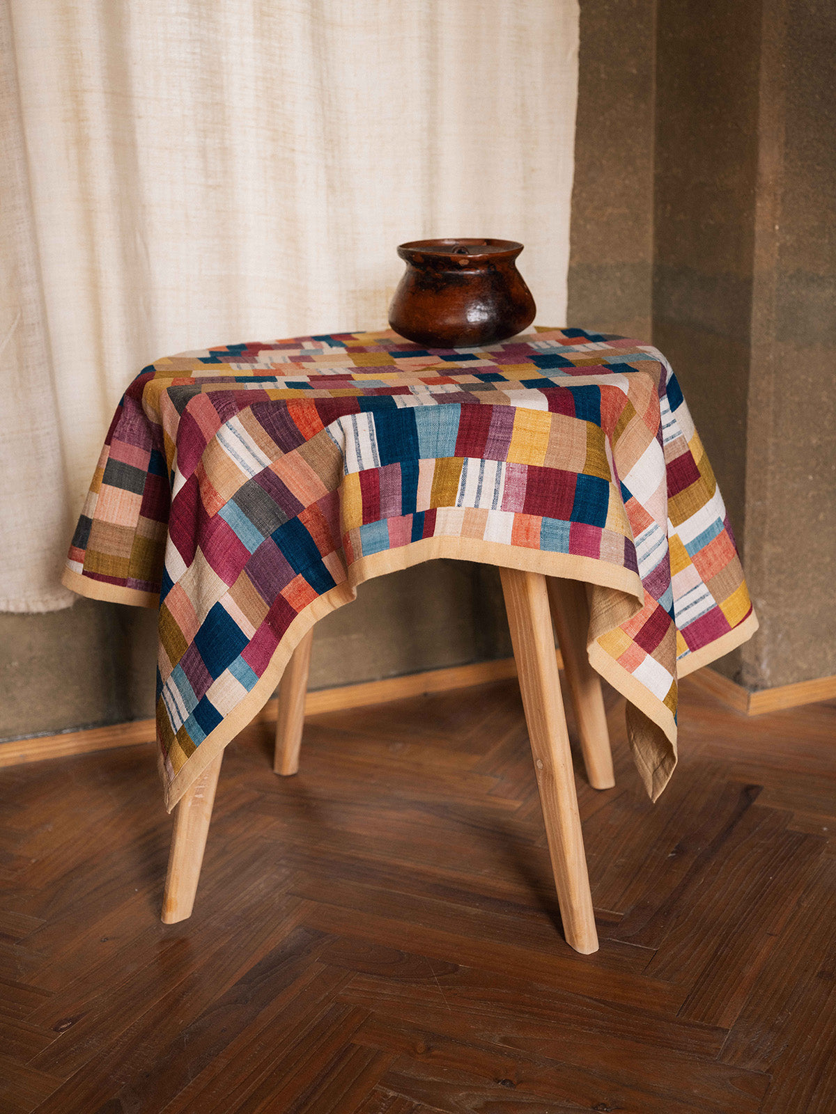 Pillow Case Eri Silk Patchwork #4