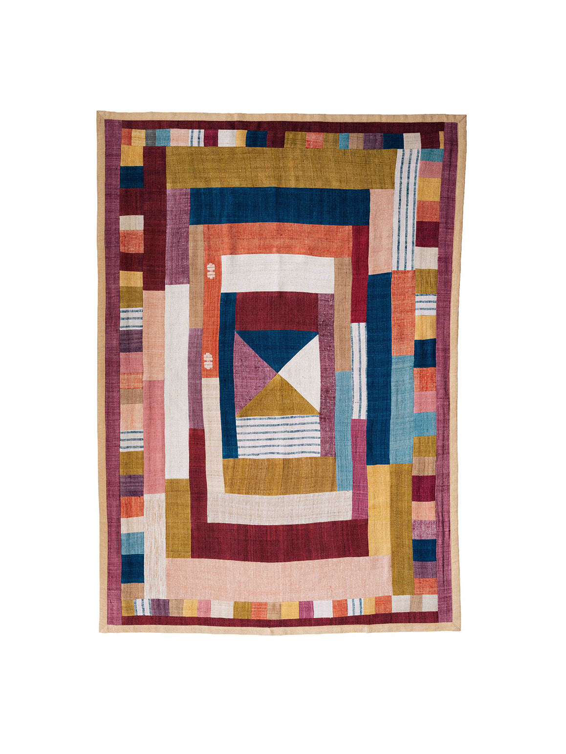 Pillow Case Eri Silk Patchwork #4