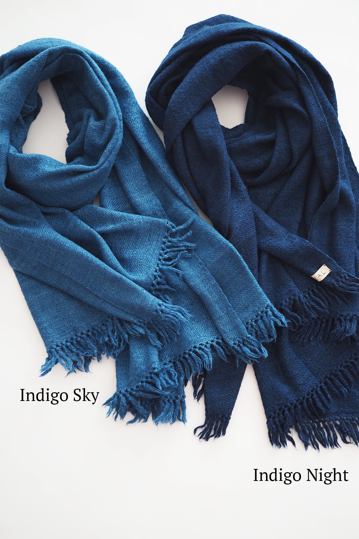 Scarf Lam Indigo Sky