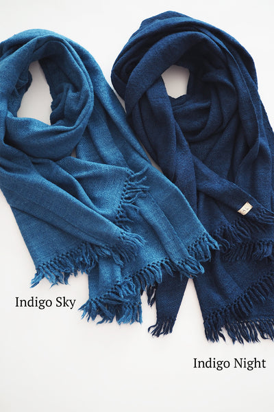 Scarf Lam Indigo Night