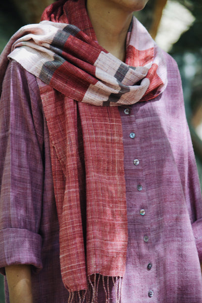 Eri Silk Scarf Lac Masala