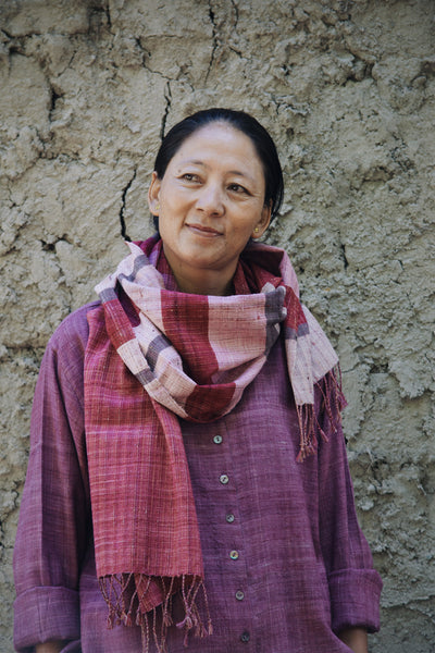 Eri Silk Scarf Lac Masala