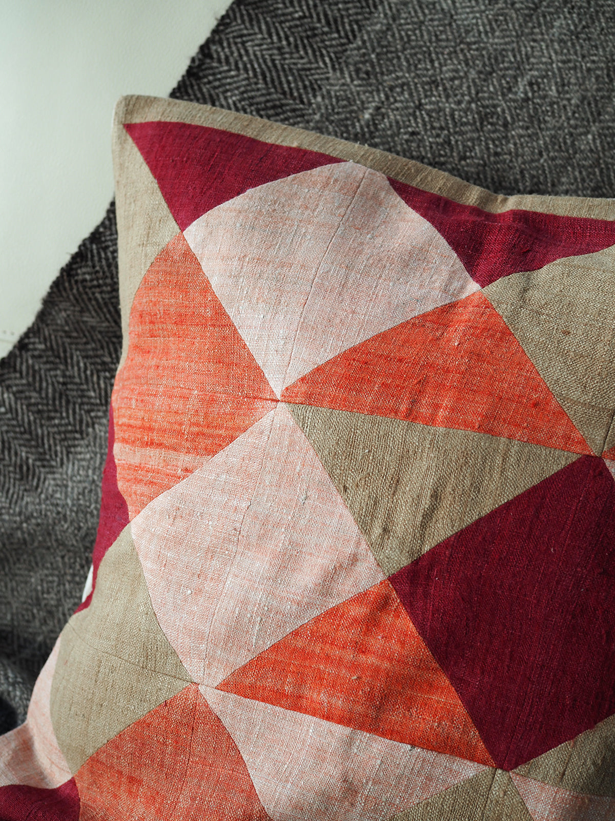 Pillow Case Eri Silk Patchwork #10