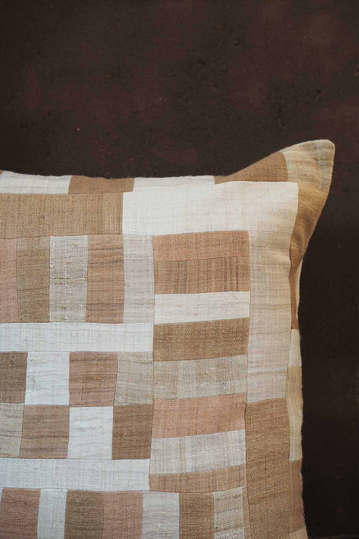 Pillow Case Eri Silk Patchwork #1