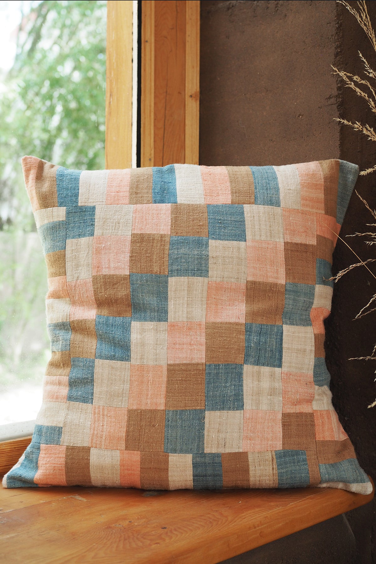 Pillow Case Eri Silk Patchwork #2