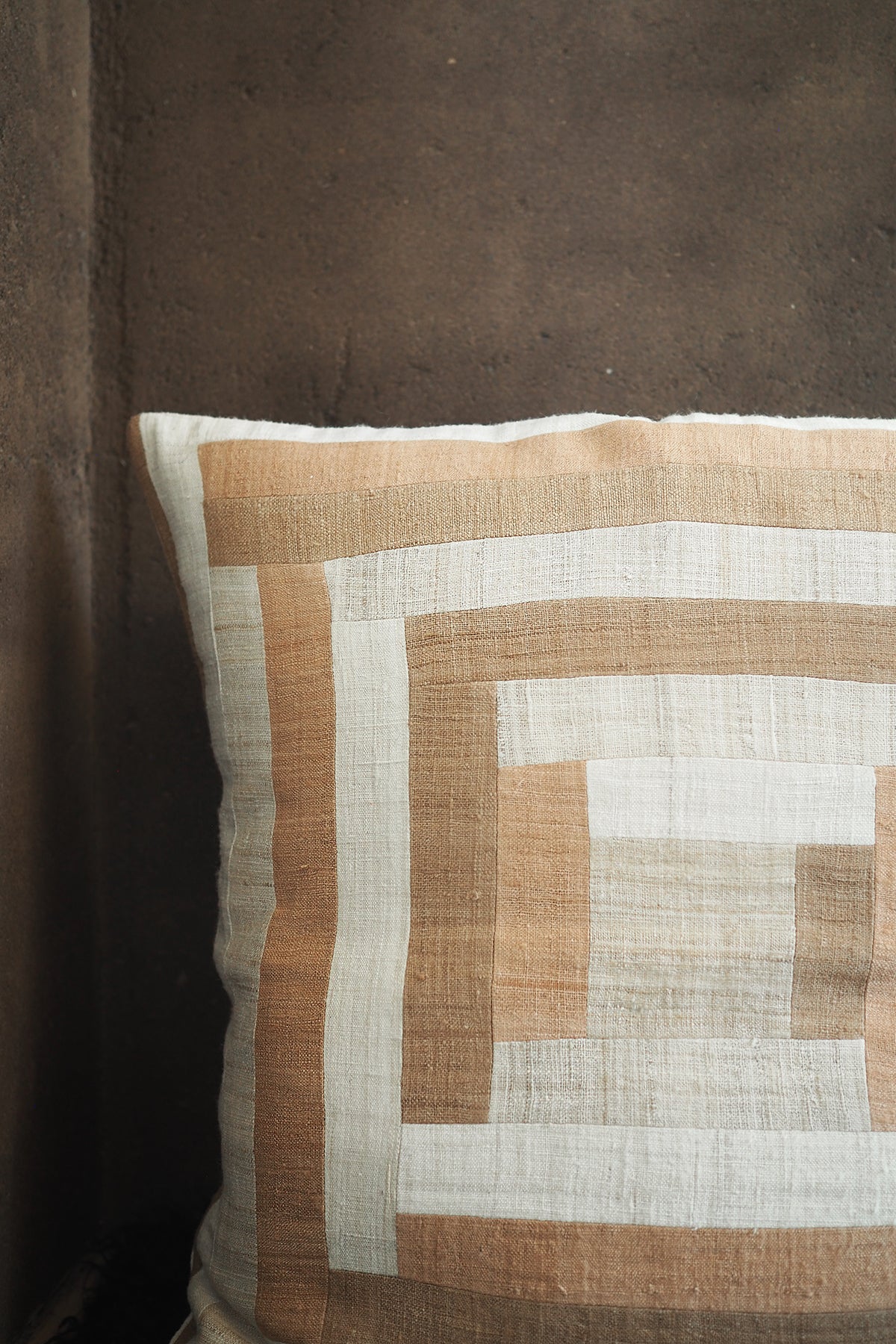 Pillow Case Eri Silk Patchwork #3