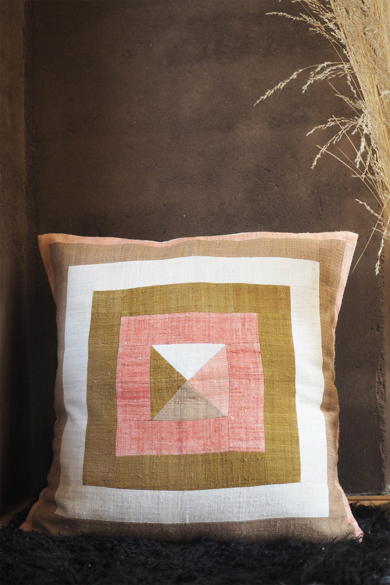 Pillow Case Eri Silk Patchwork #5