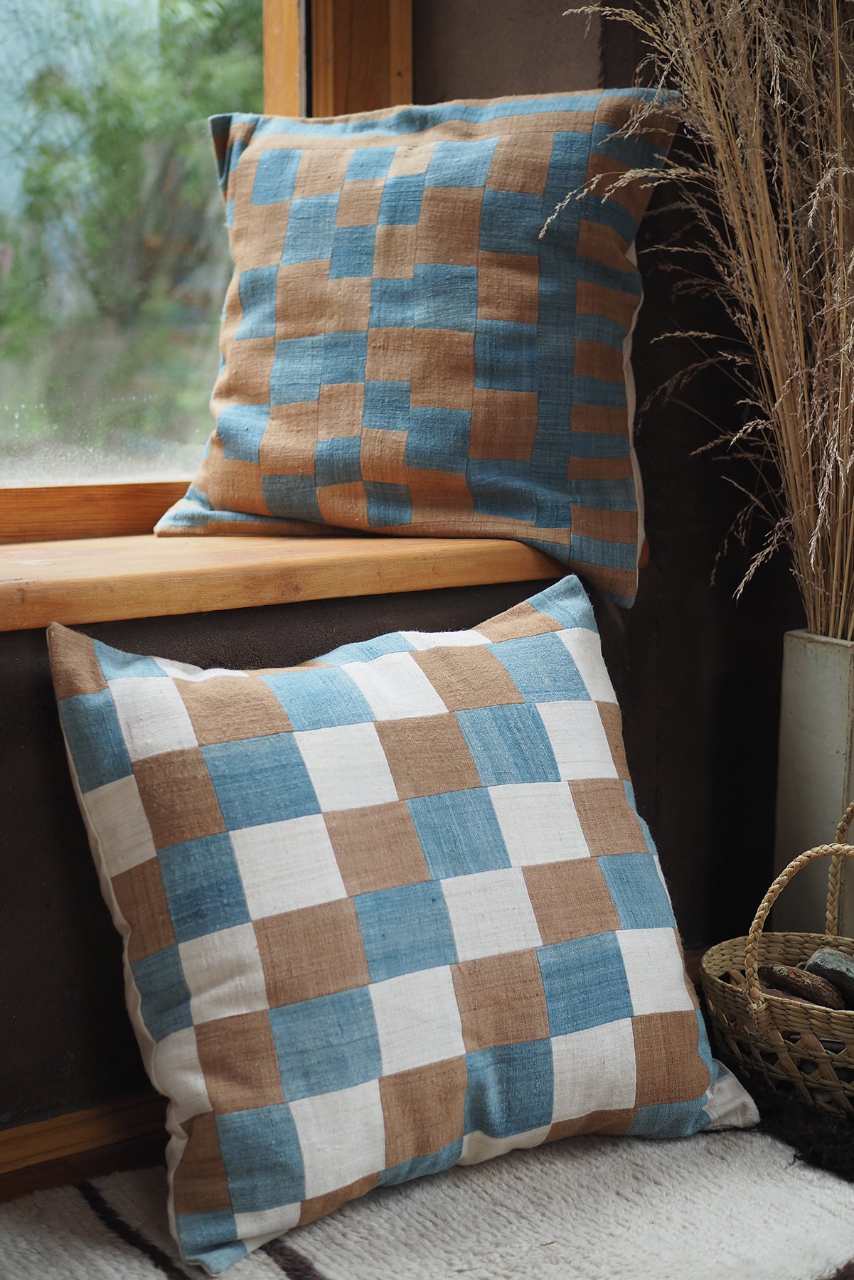 Pillow Case Eri Silk Patchwork #7