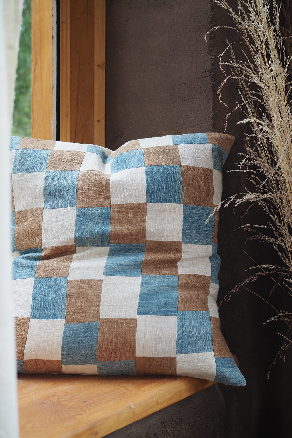 Pillow Case Eri Silk Patchwork #7