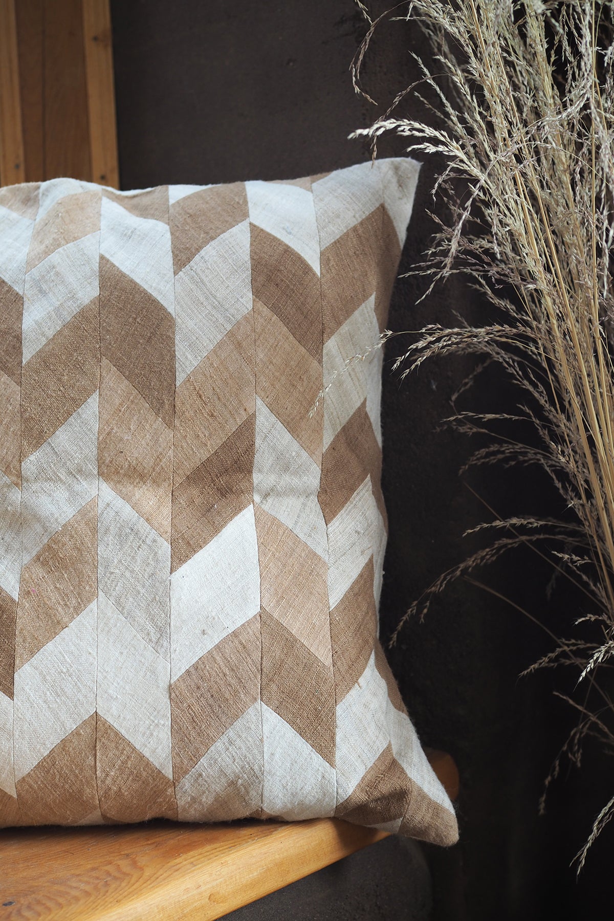 Pillow Case Eri Silk Patchwork #8