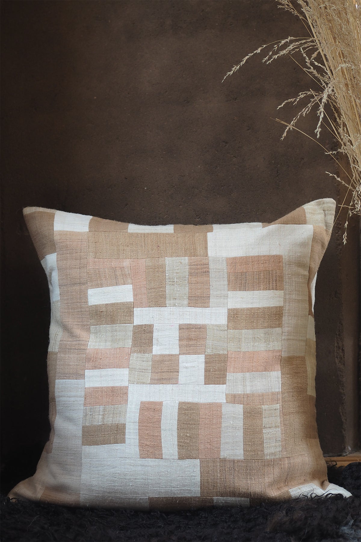 Pillow Case Eri Silk Patchwork #1