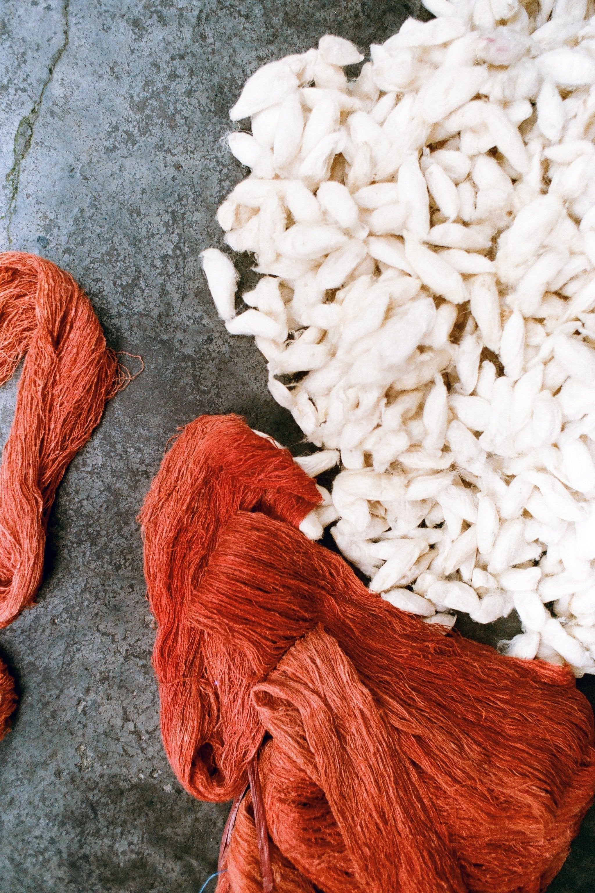 Eriseiden Stoff Krapp