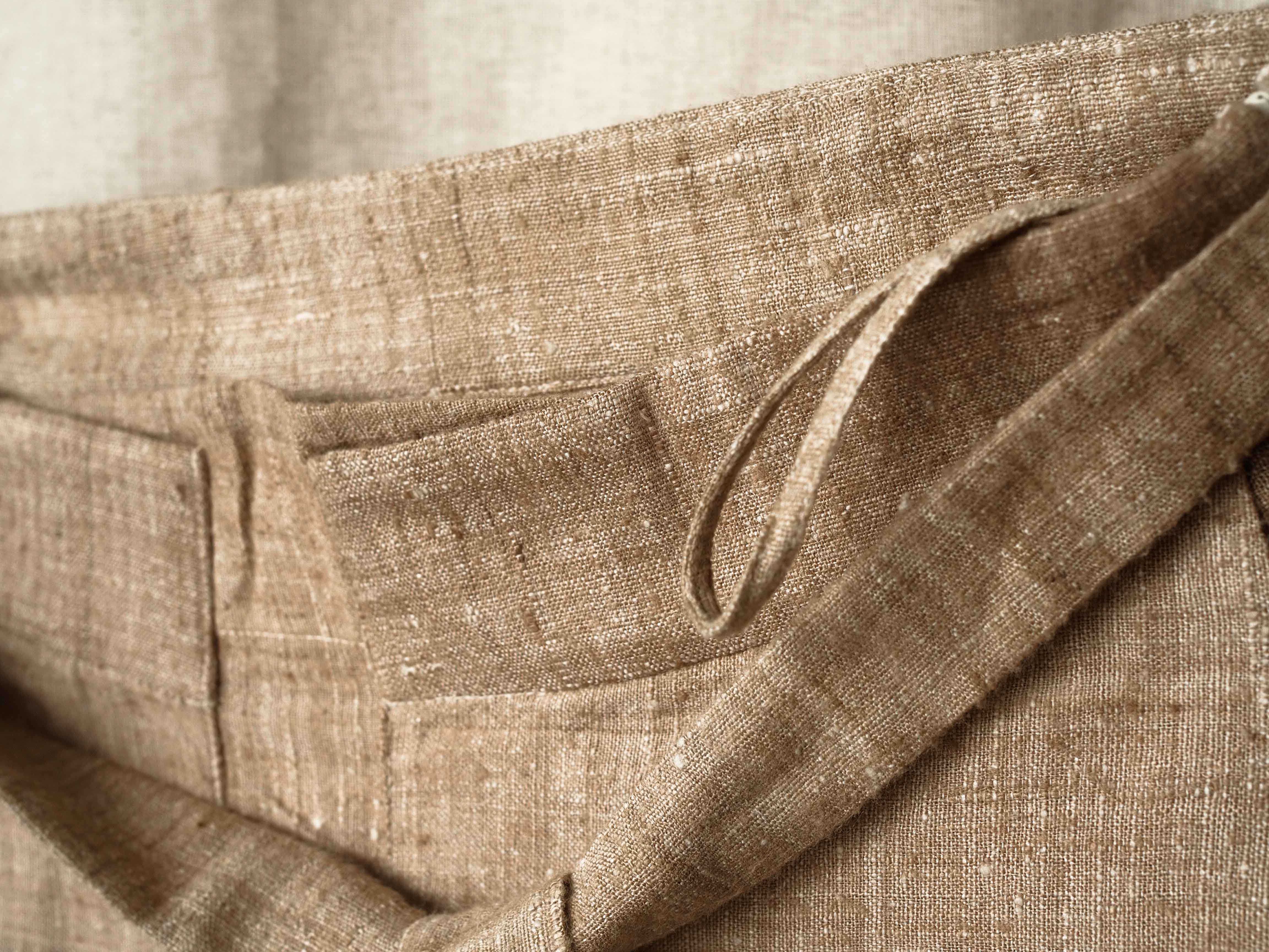 Handspun and handwoven eri silk skirt in a cream color. 100% natural fiber. Ethically made, slow fashion, simplicity.