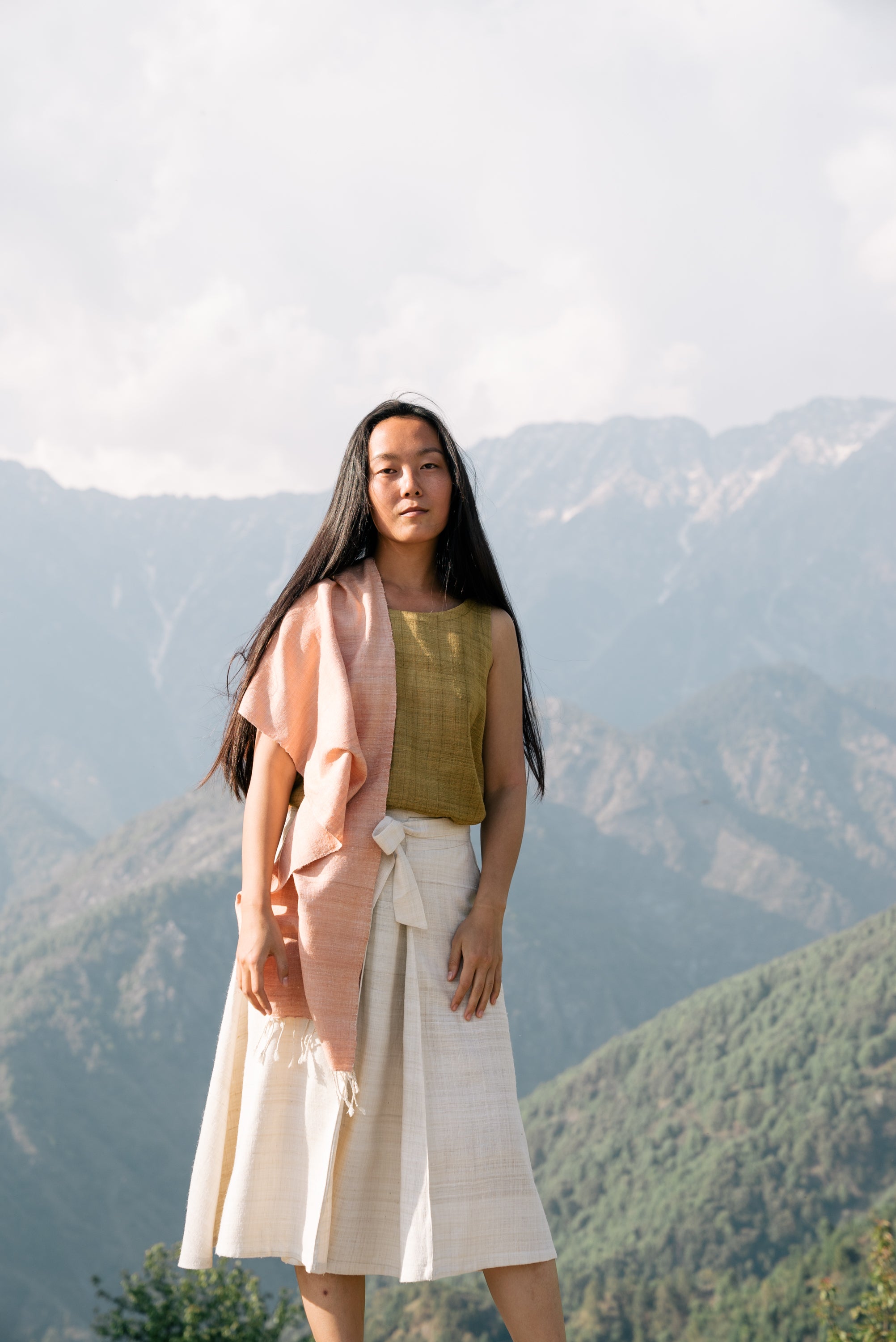 Eriseiden Stoff Zwiebelschalen