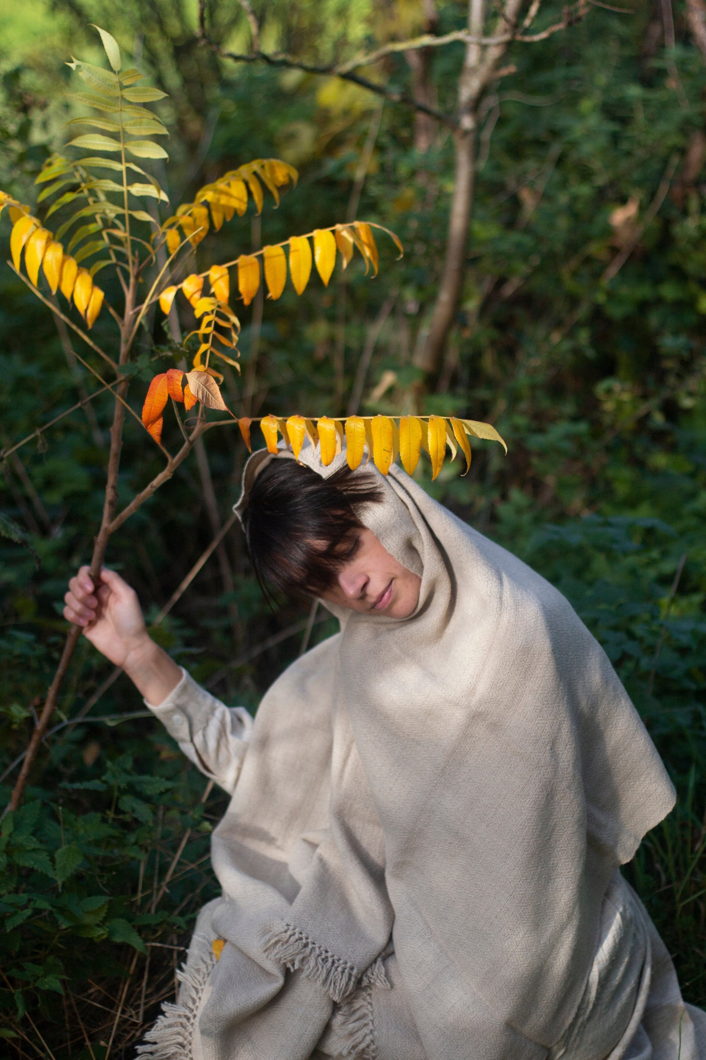 Scarf Yak Wool Khullu White