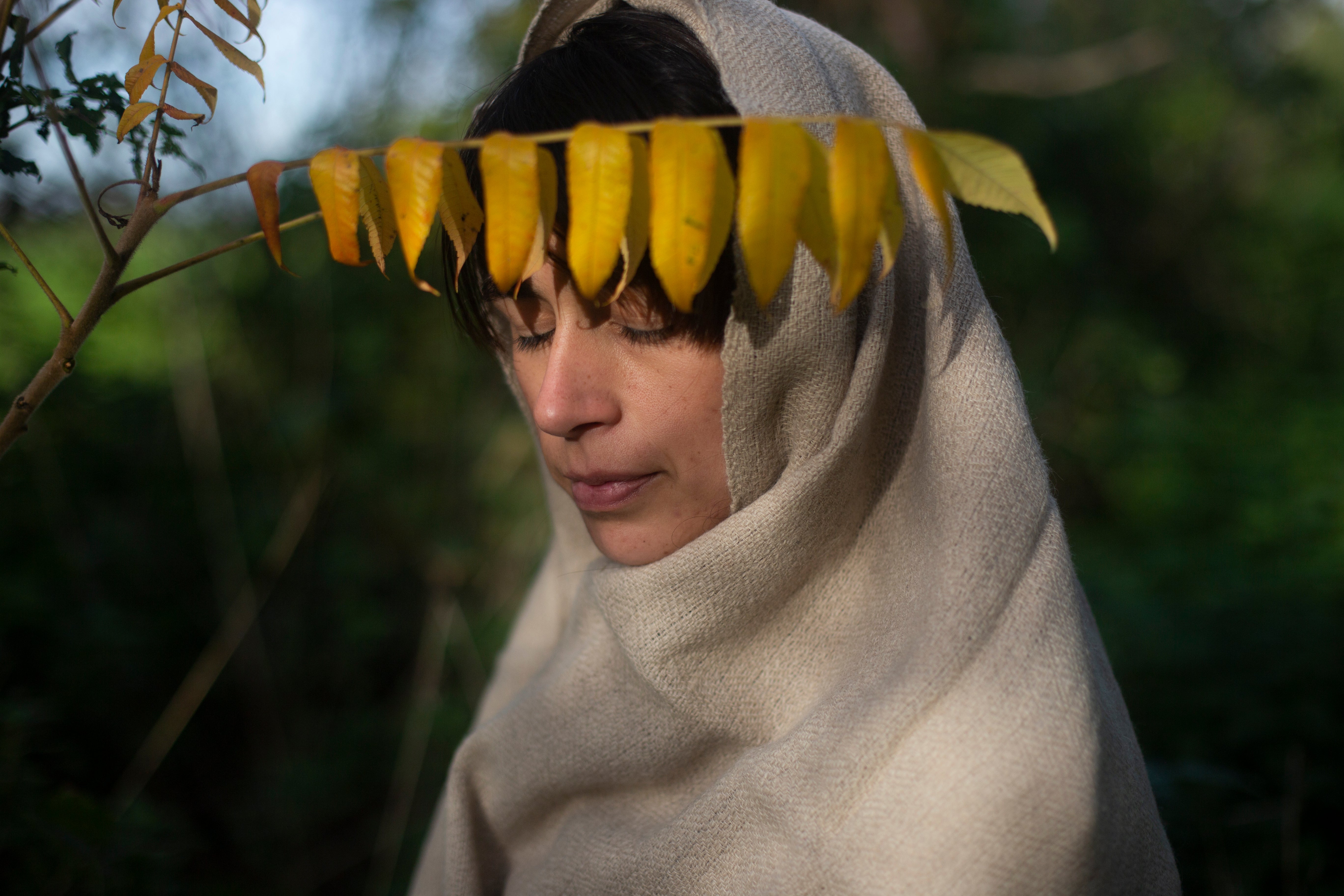 Scarf Yak Wool Khullu White