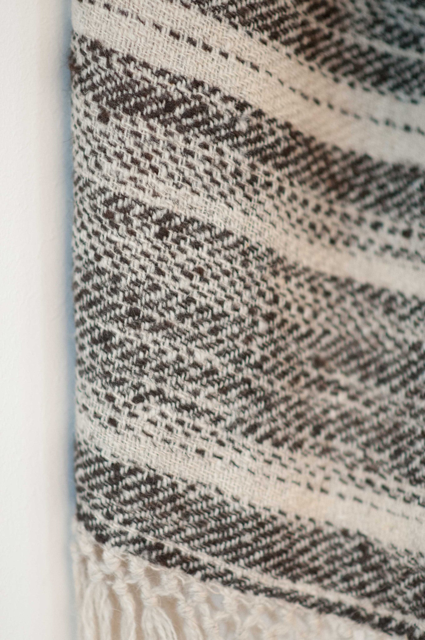 scarf, wool, lambswool, Ladakh sustainable and natural fibers, organic, ethical fashion, slow fashion,natural dyes, handspun, handspunyarn