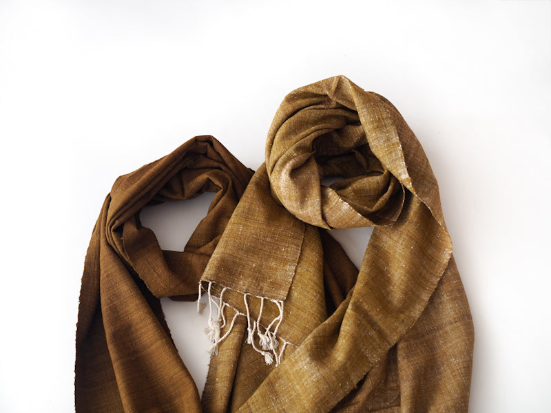 Scarf Eri Silk Piaj Dark